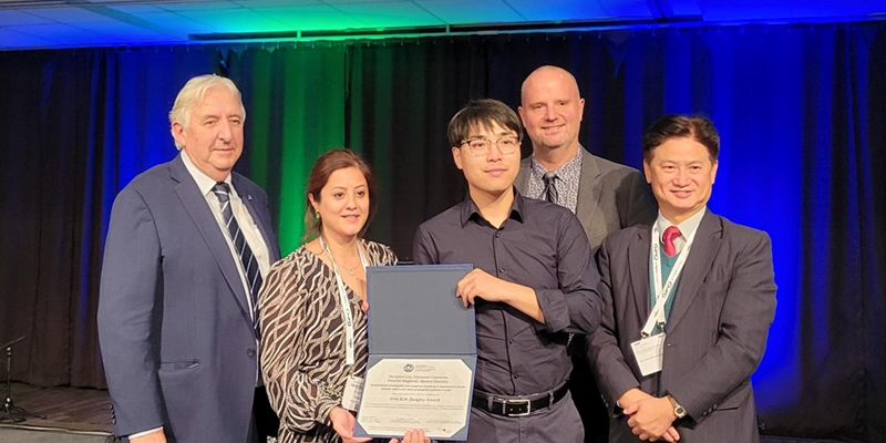 Dr. Hongwei Liu’s paper awarded an Honourable Mention for the 2023 R.M. Quigley Award