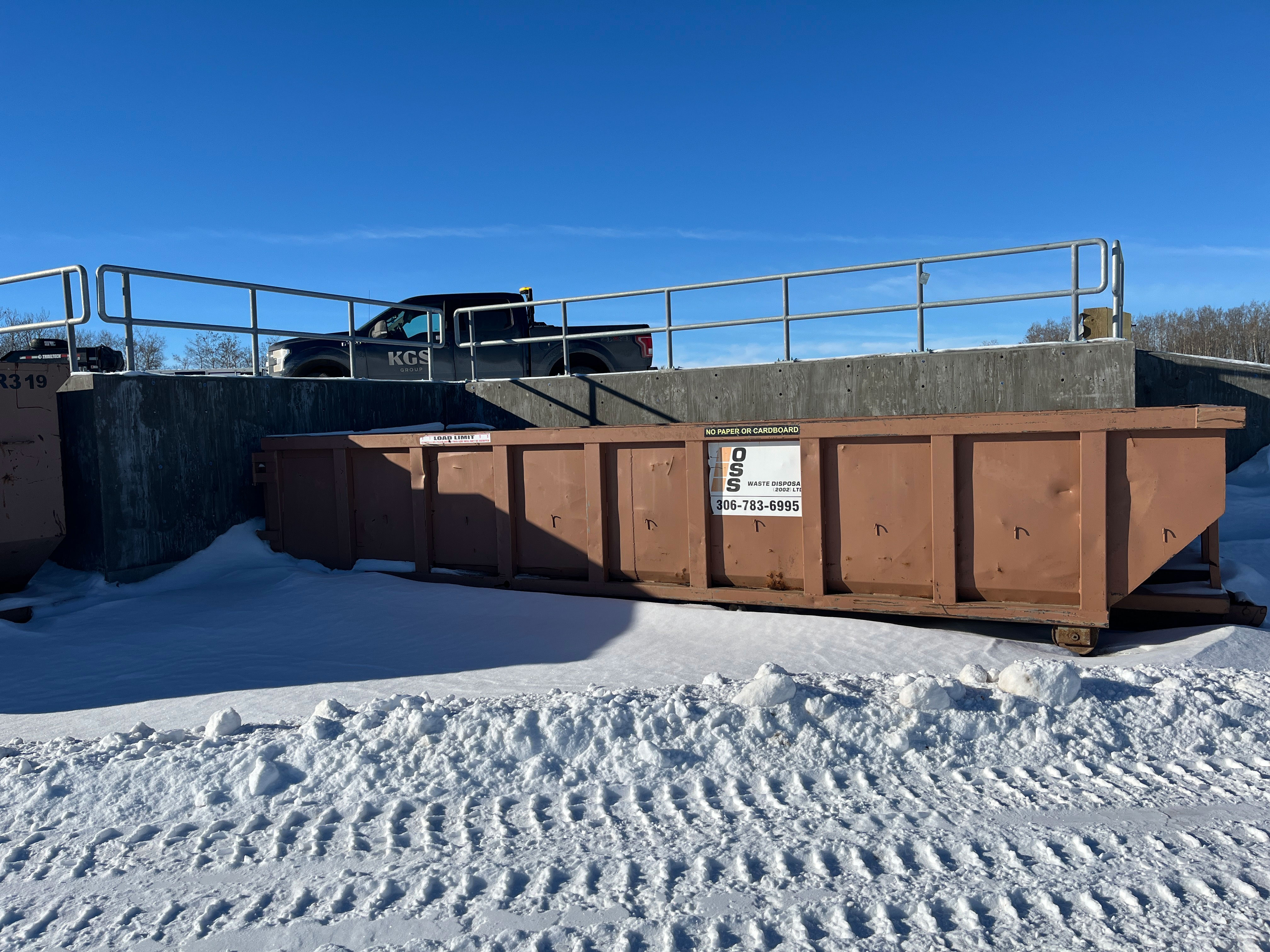 The Completed Roll Off Bin System