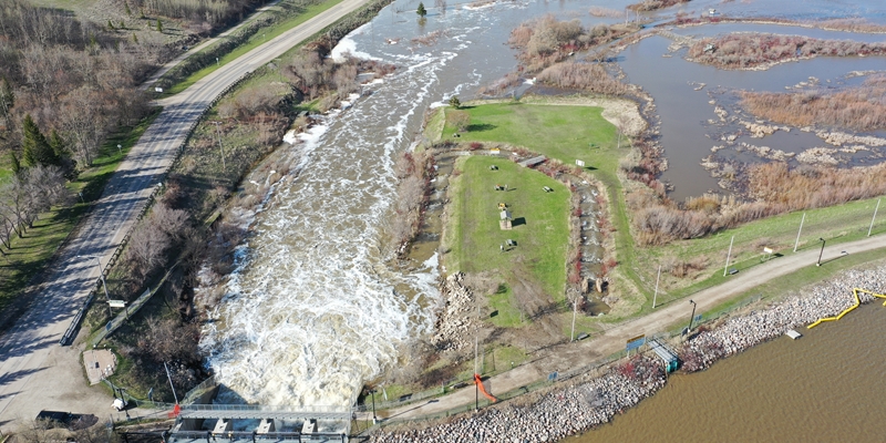 David S. Brown presents on 2022 flood response on the Little Saskatchewan River at CWRA Workshop
