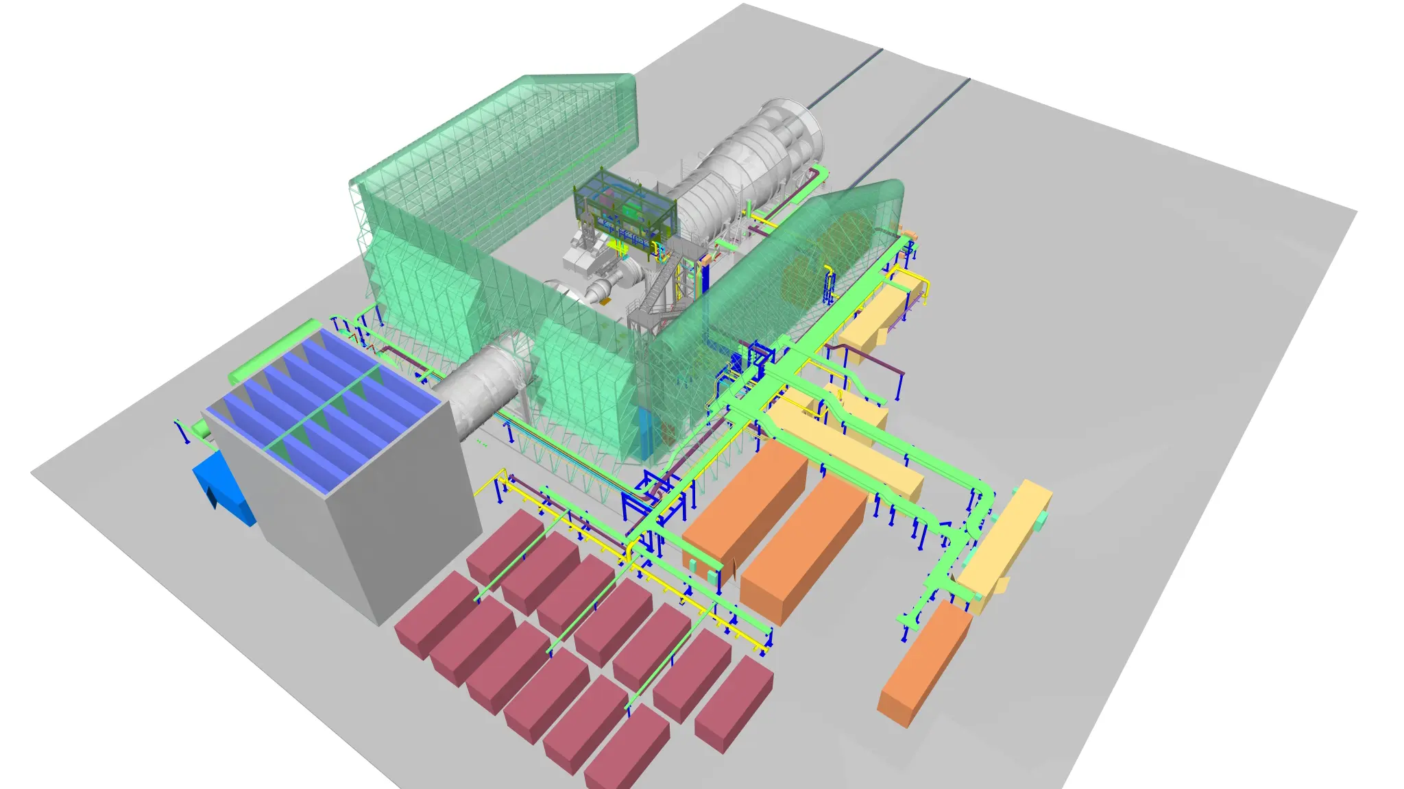 3D model of the facility