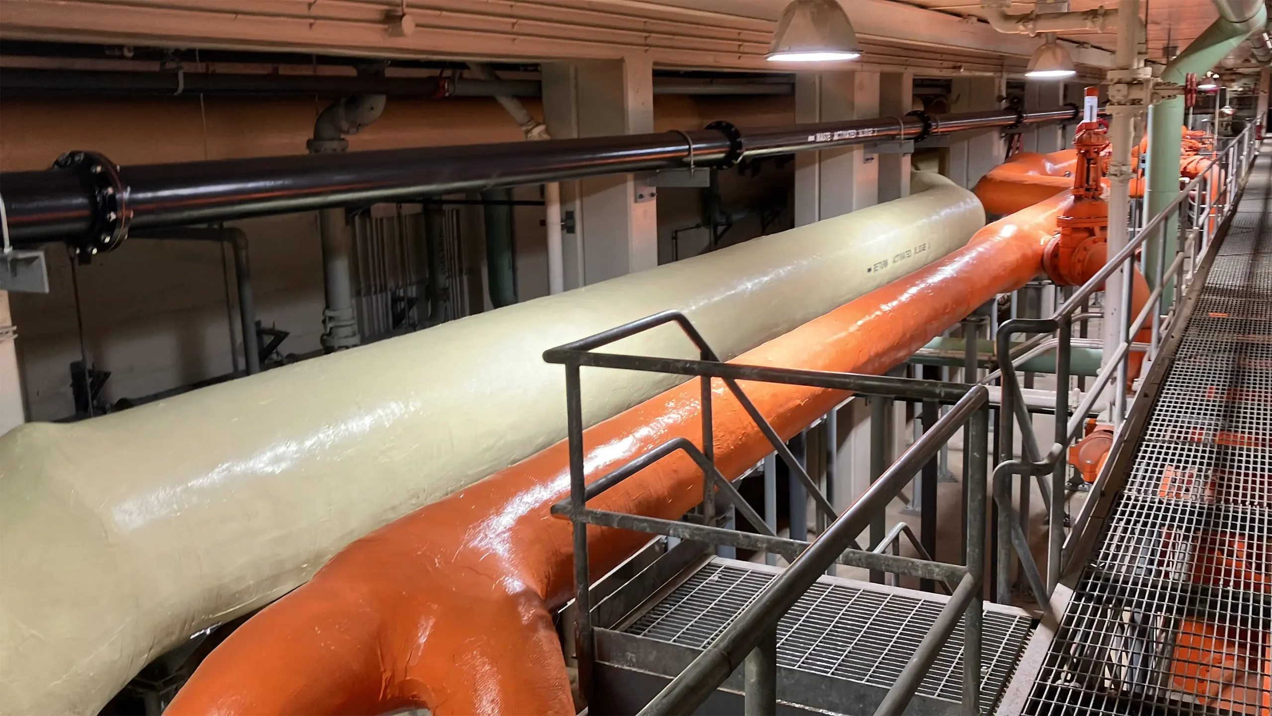 RAS gallery west refurbished wall