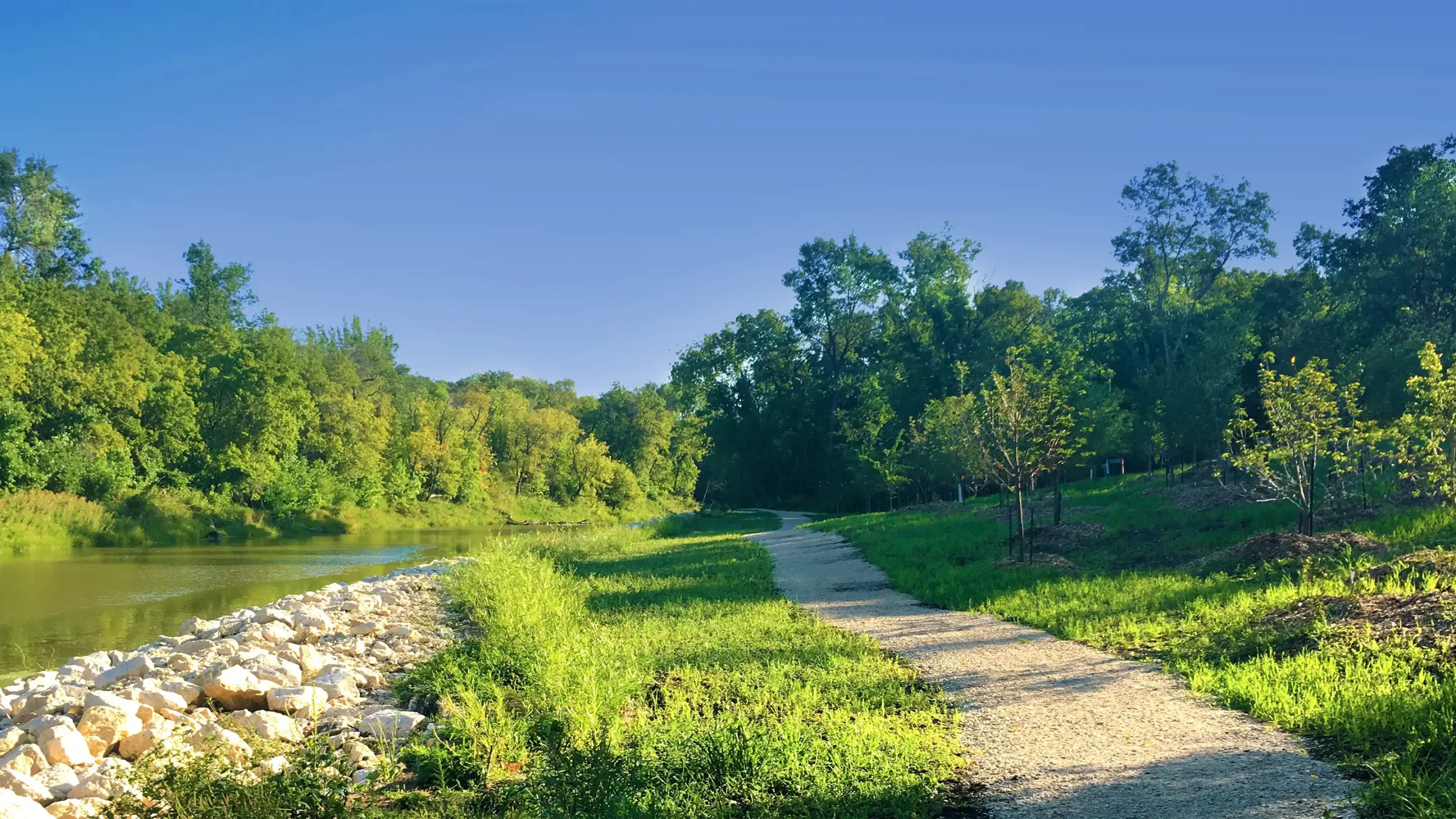 Trail at Seine Riverbank