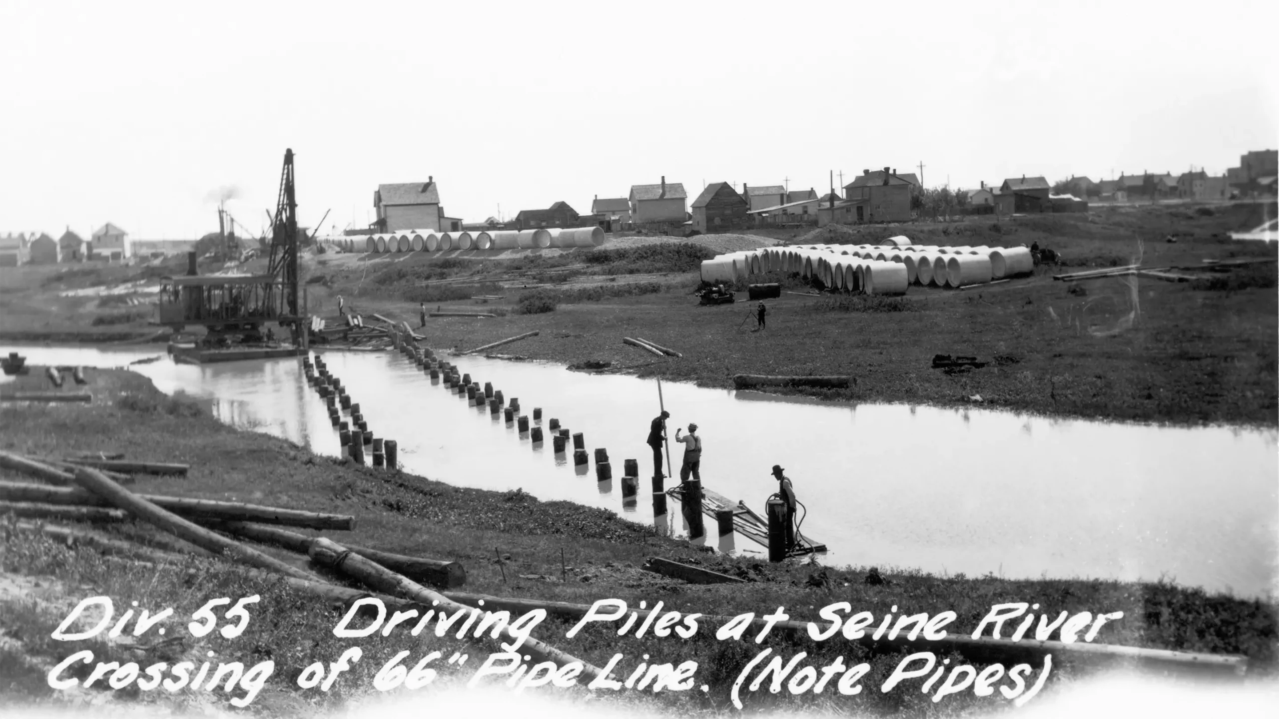 Historical photo of Seine Riverbank