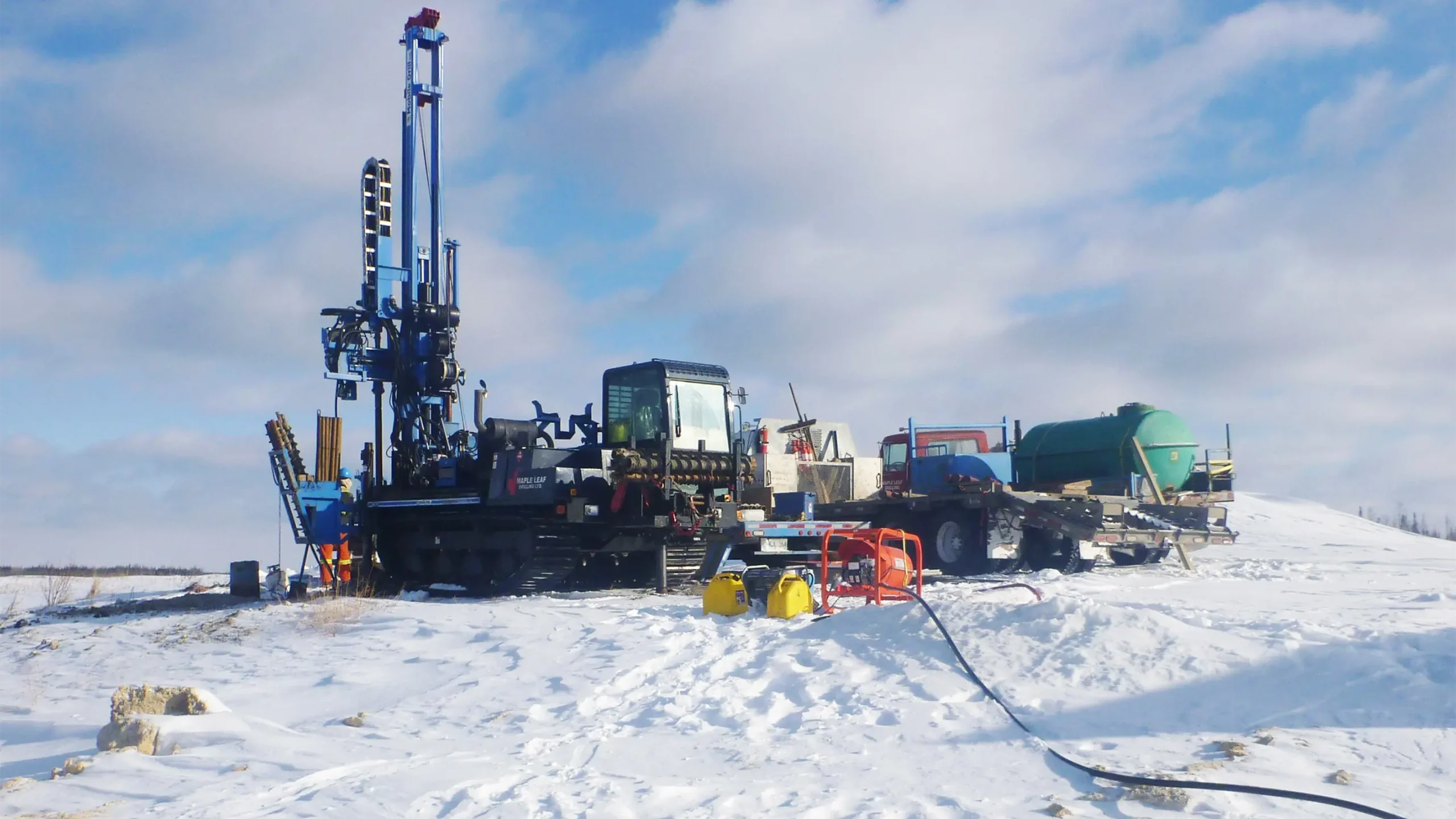 Construction equipment on site