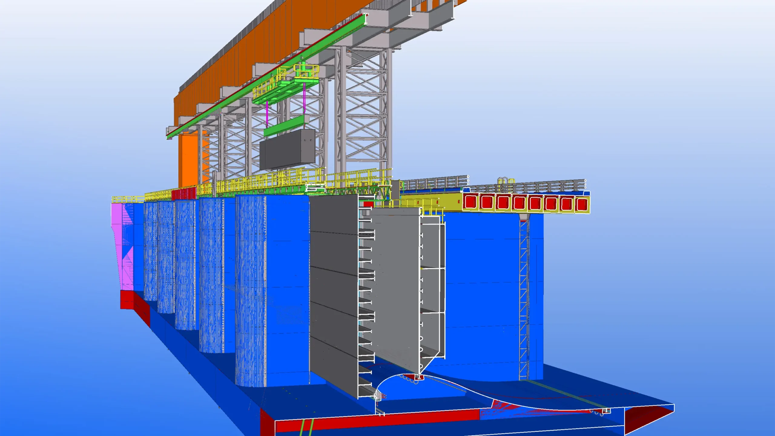 3D model of spillway