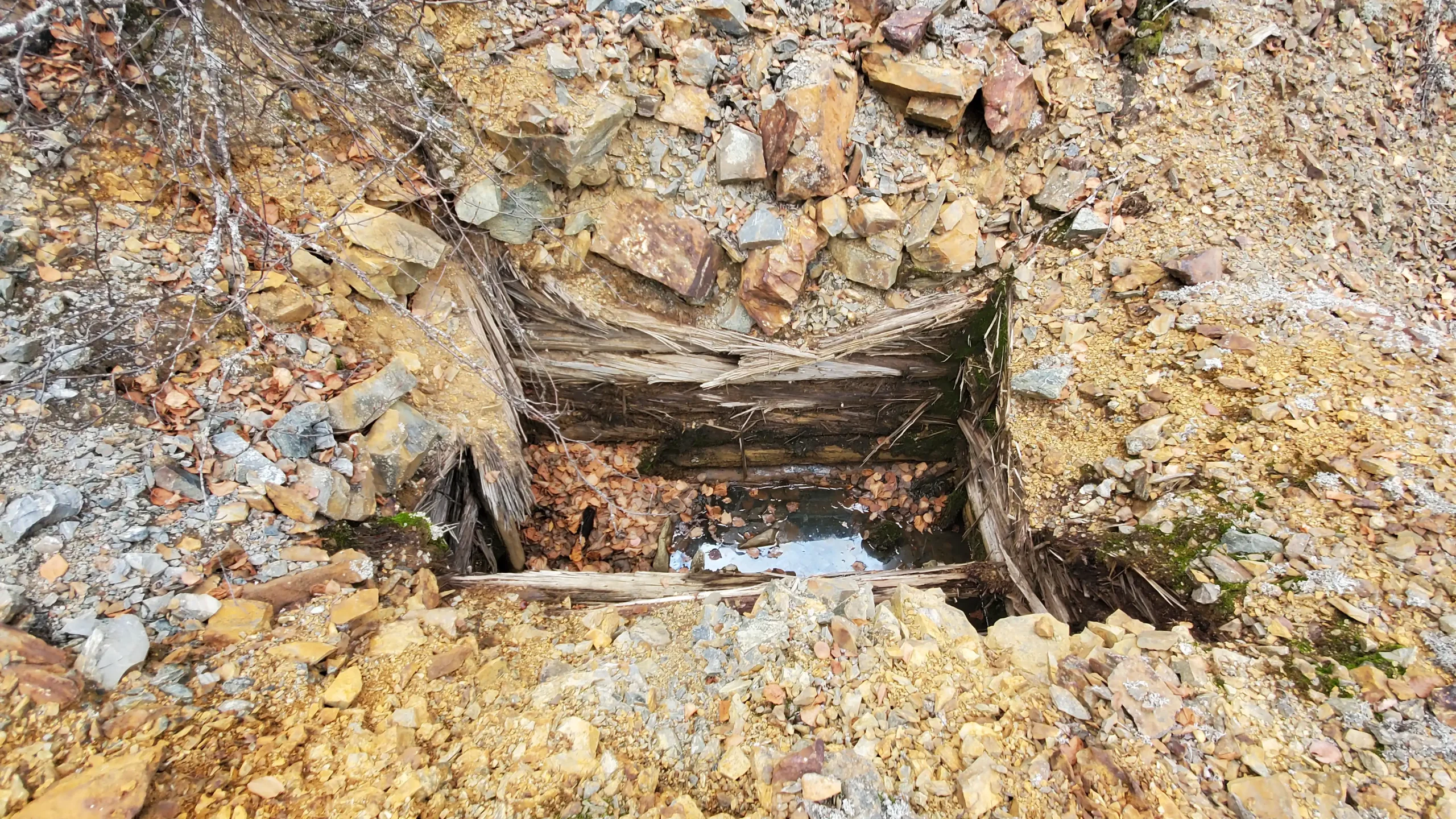 Growler mine open shaft