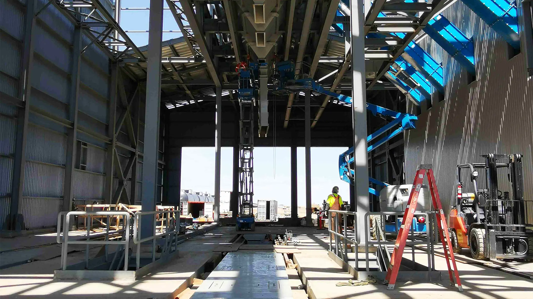 Internal facility construction