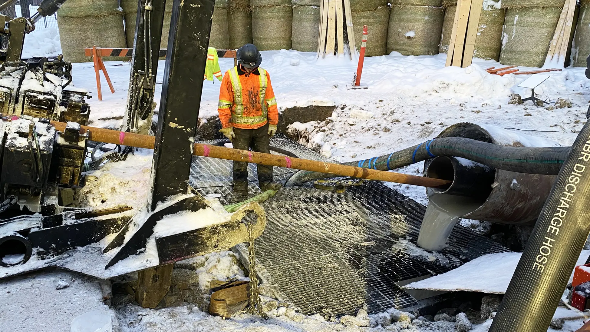 Pilot bore drilling machine