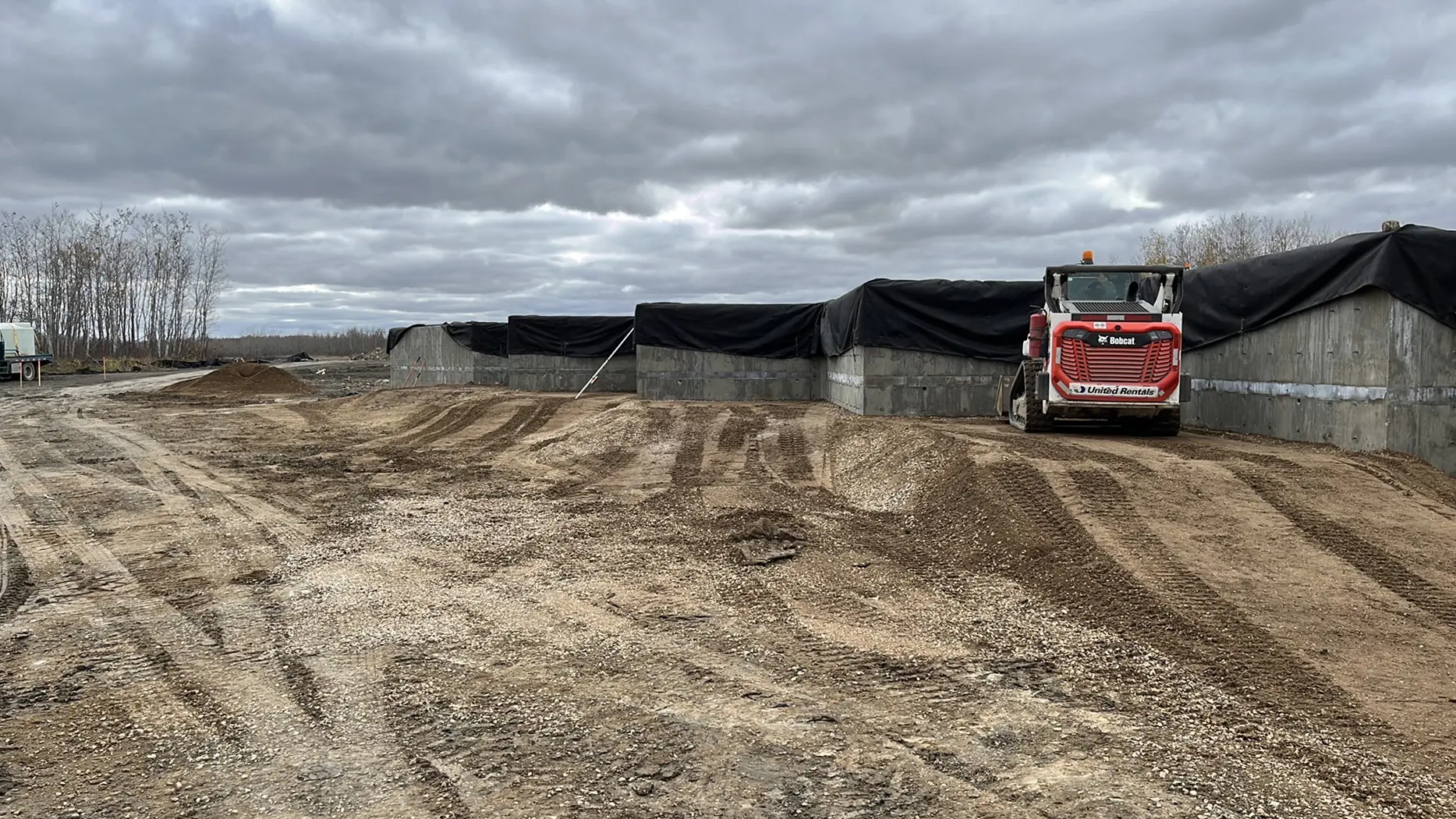 Roll off bins used at the transfer station site