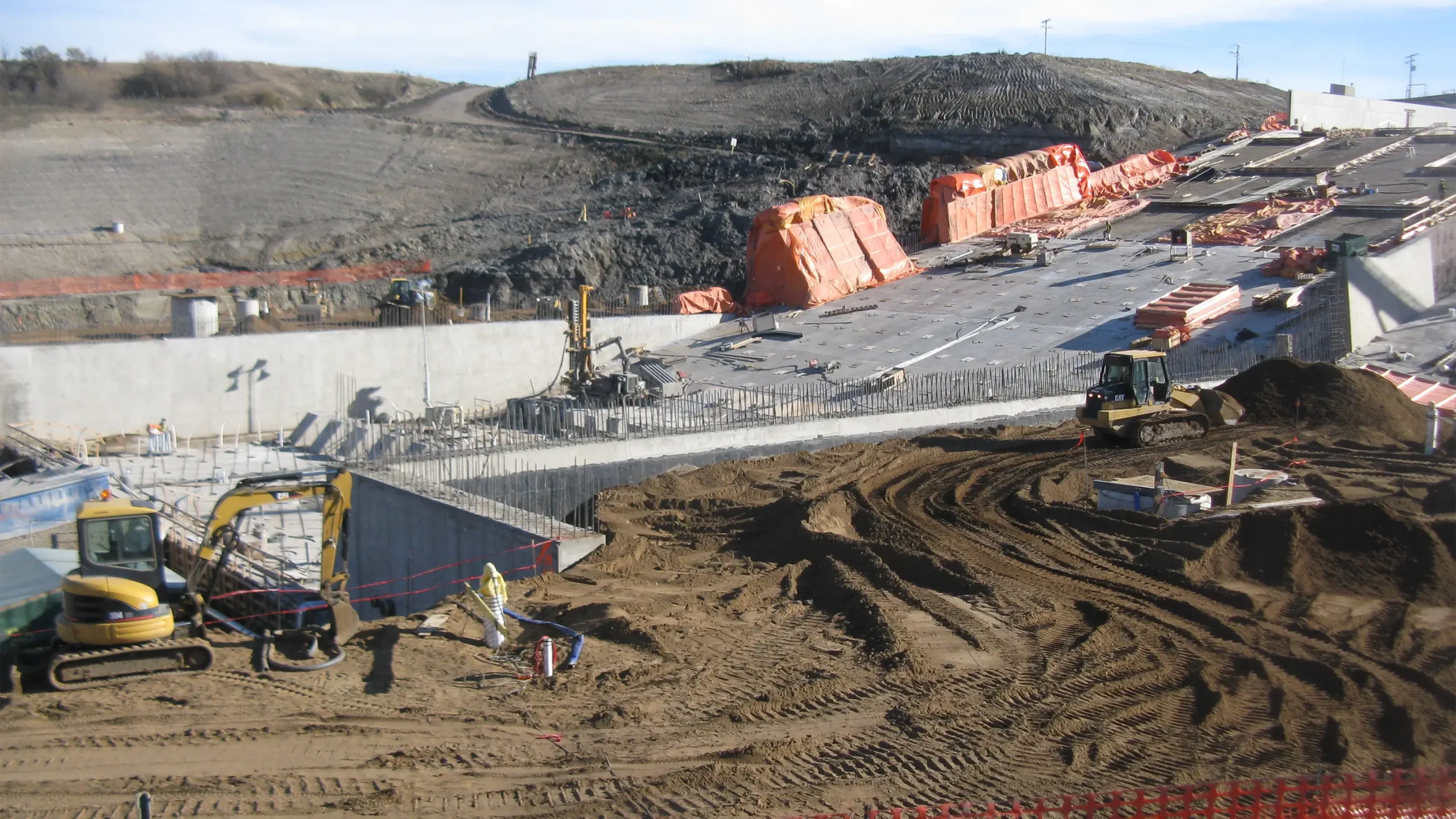 Spillway construction