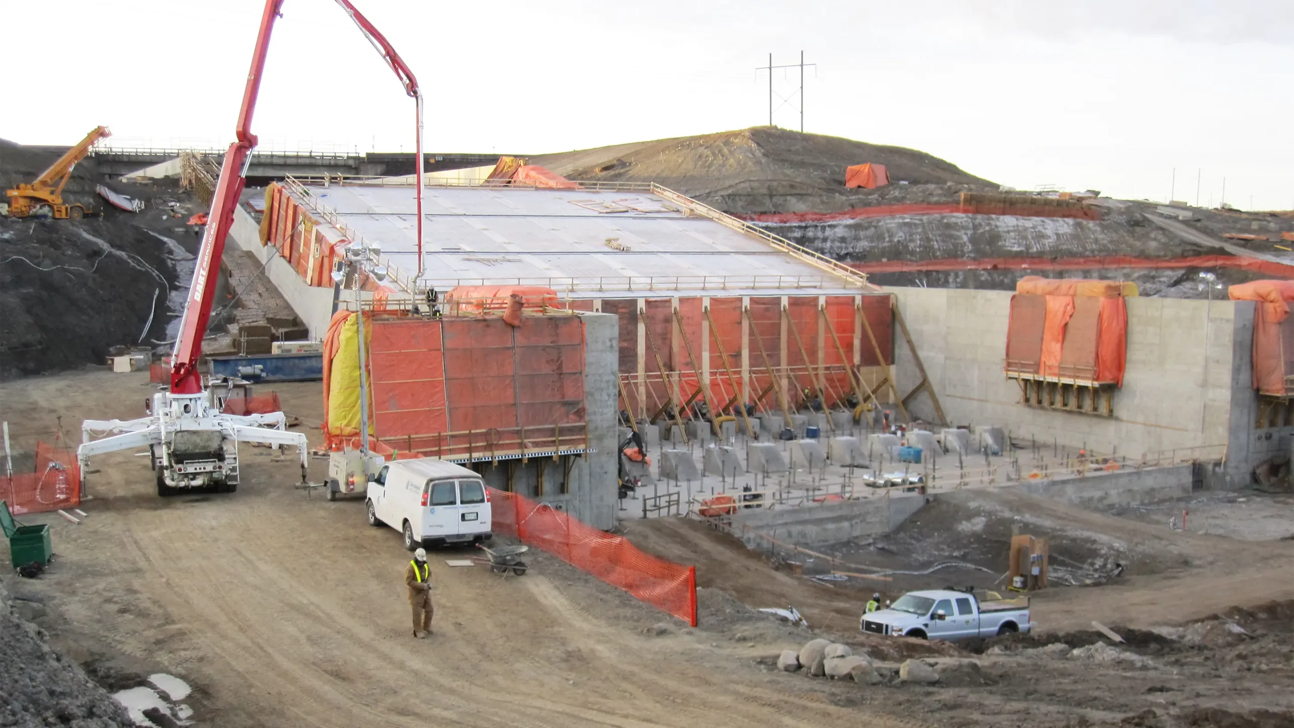 Spillway construction