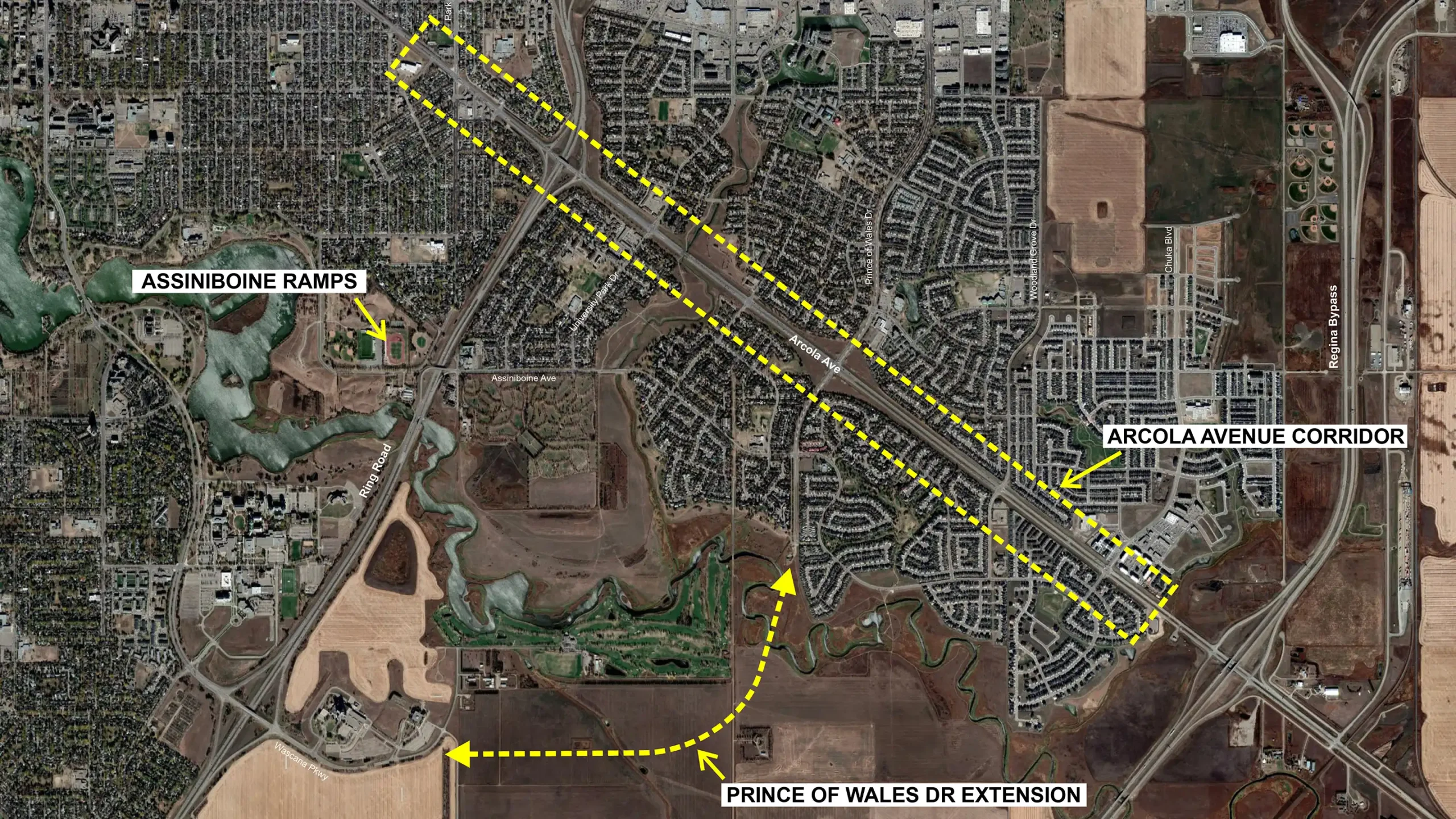 highlighted study area