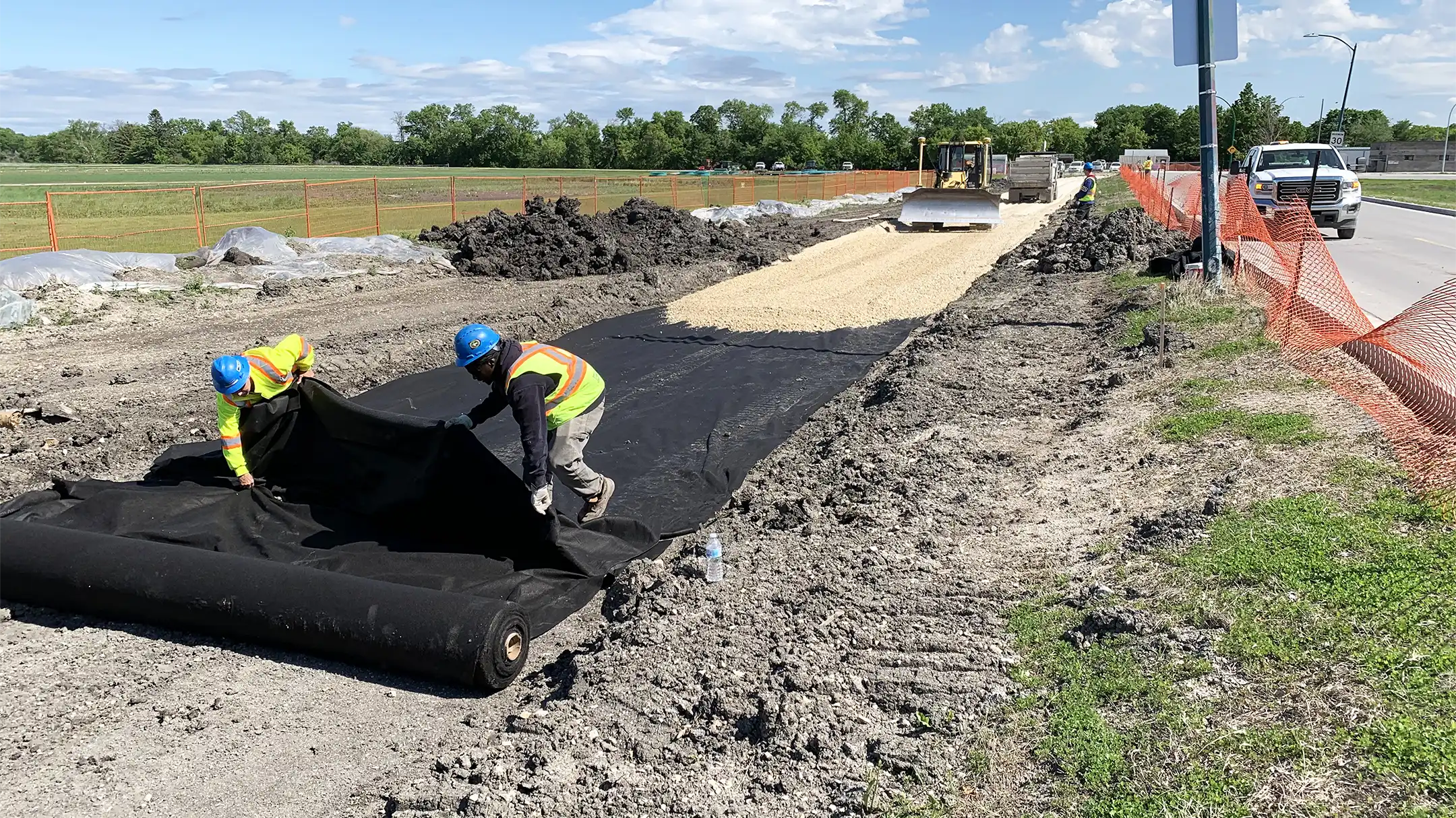 Construction of pathway