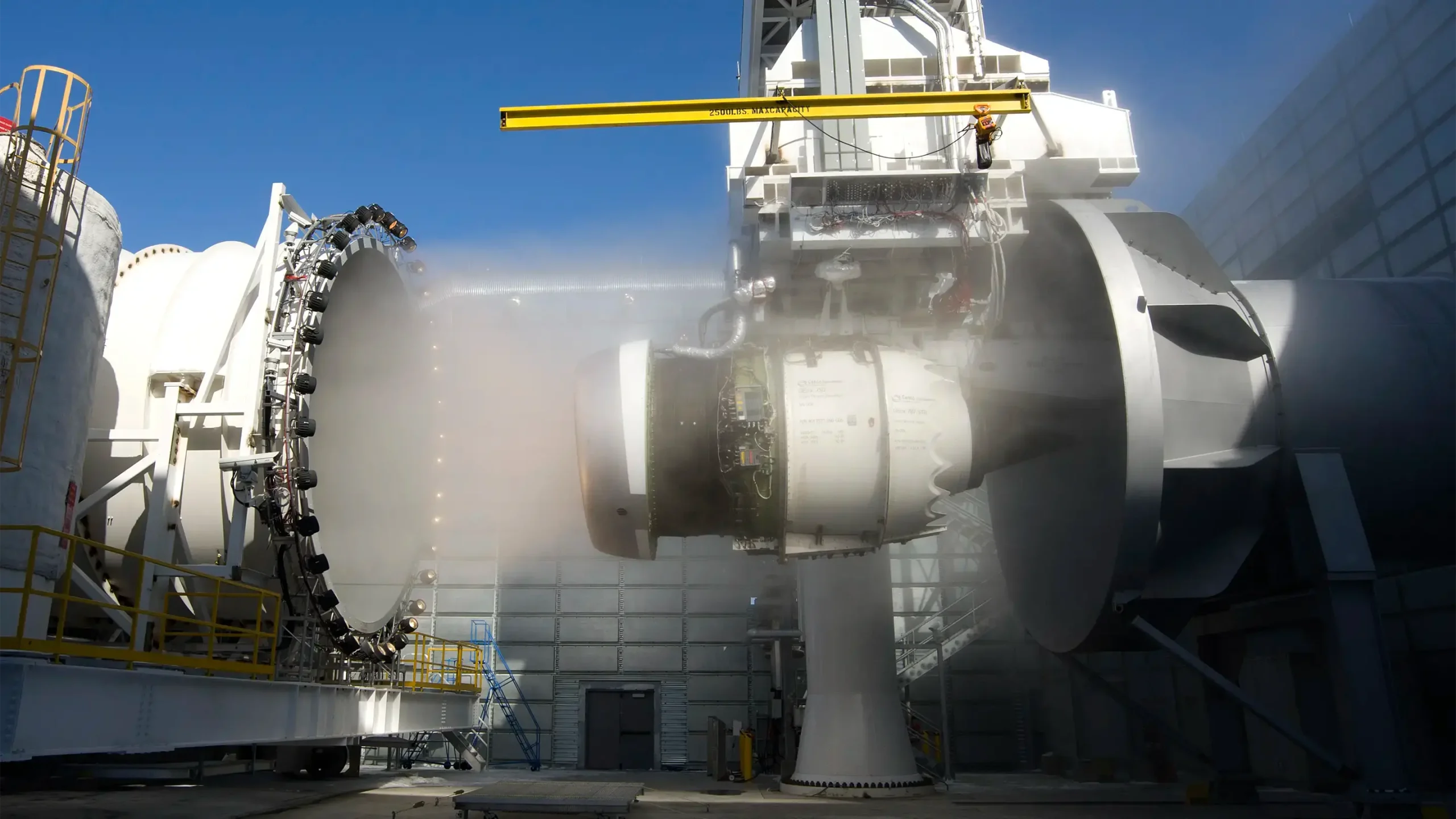 Testing of the jet engine