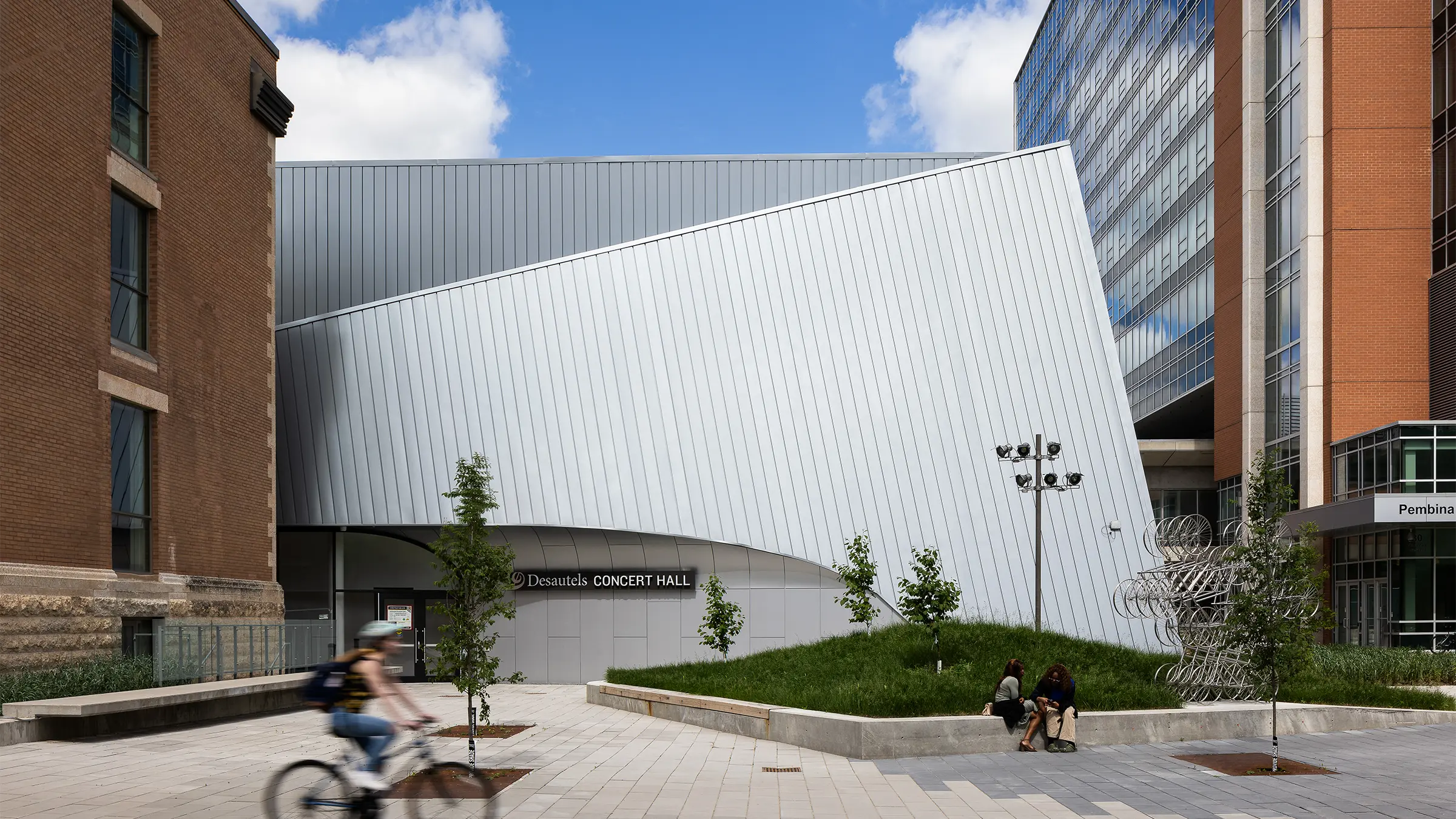 Exterior view of addition