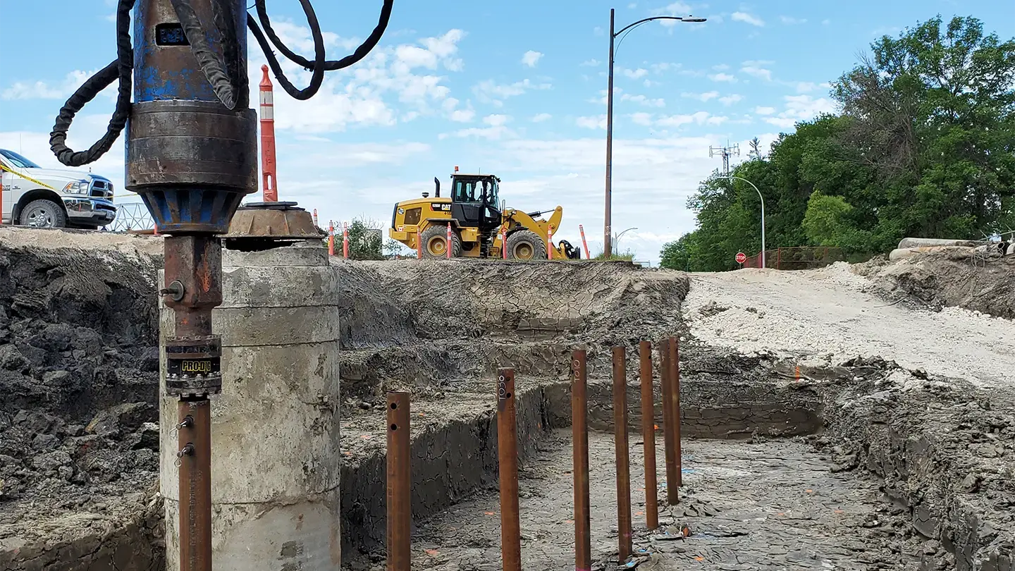 Installing helical piles