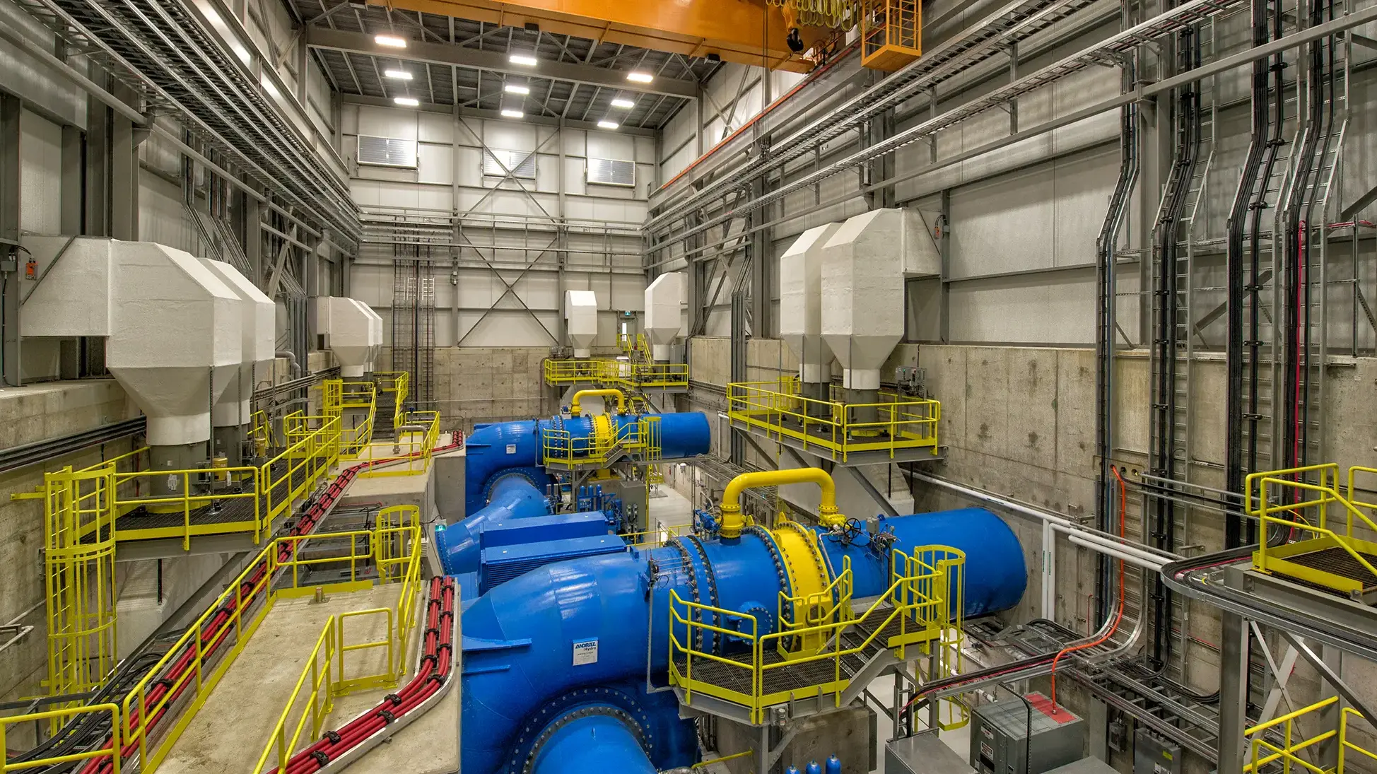 Interior of powerhouse