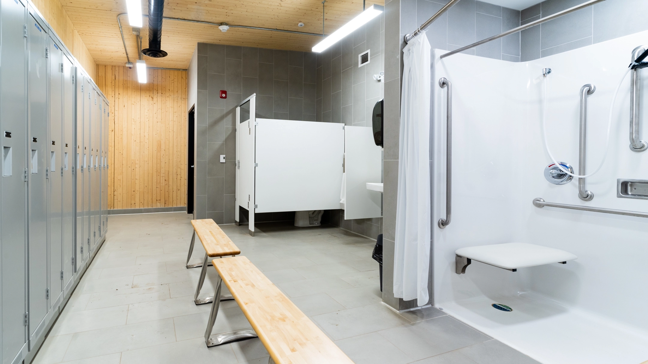 Accessible washroom and changeroom