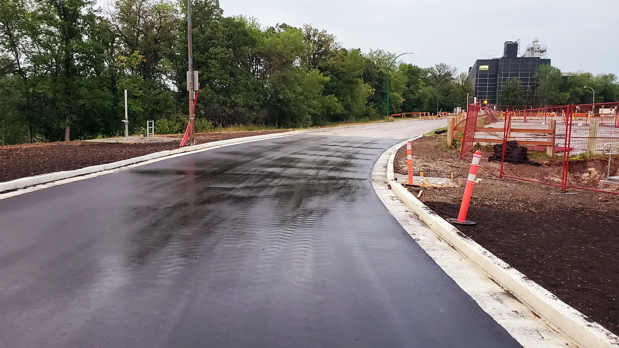 Completed Sifton road