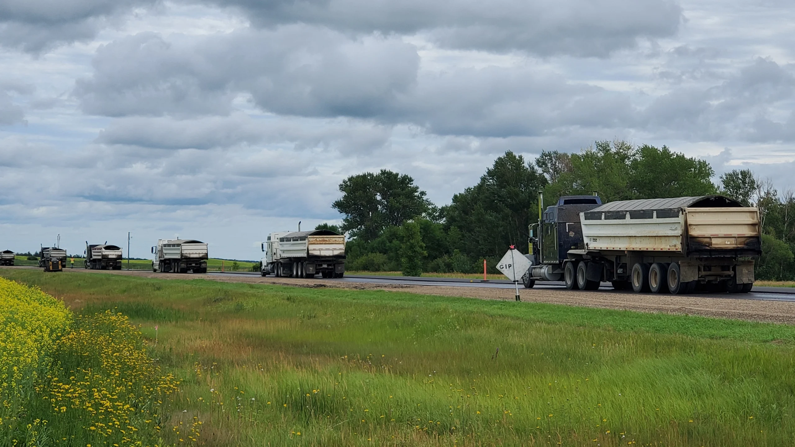 Construction of the road