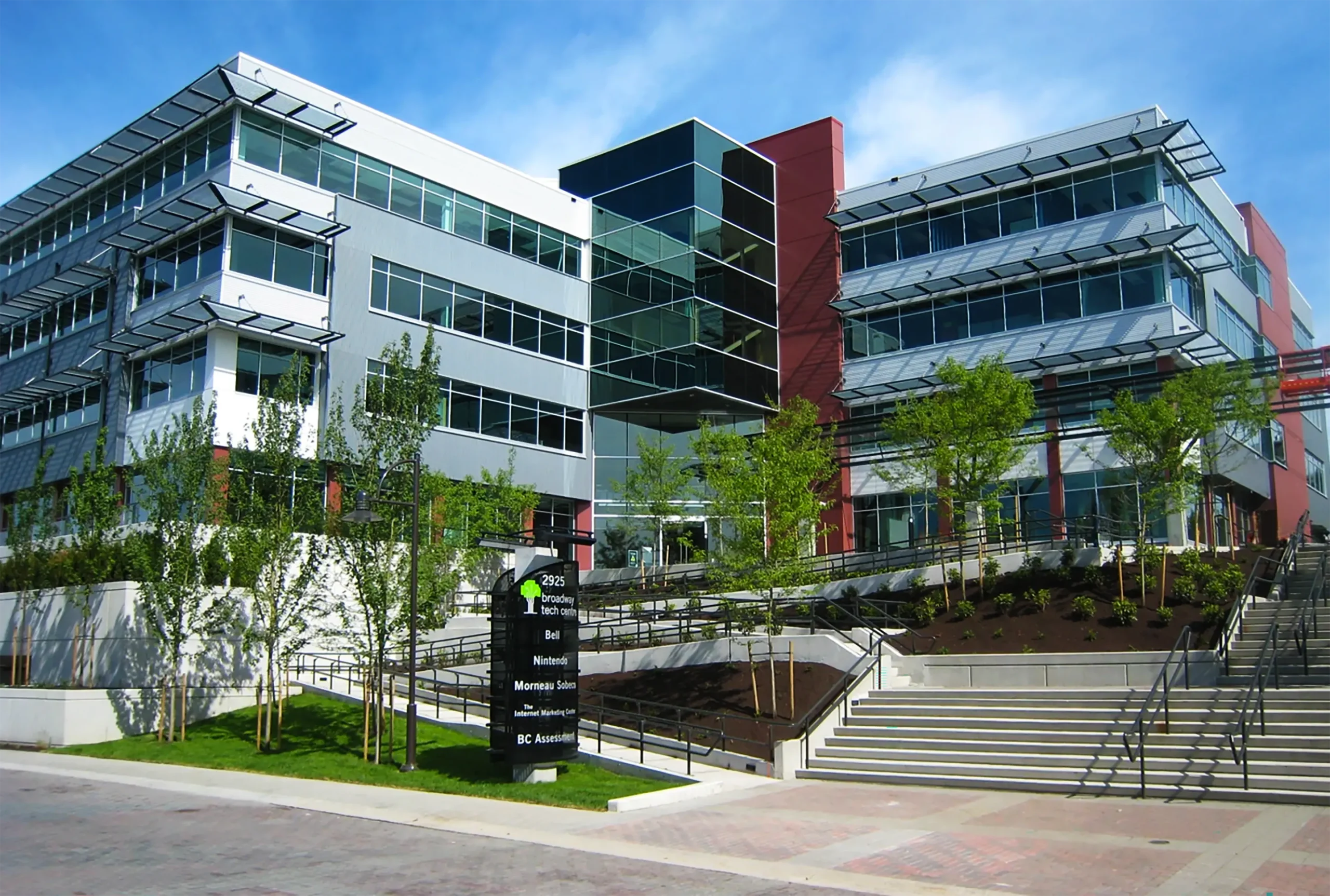 Multi-story office building in Vancouver.