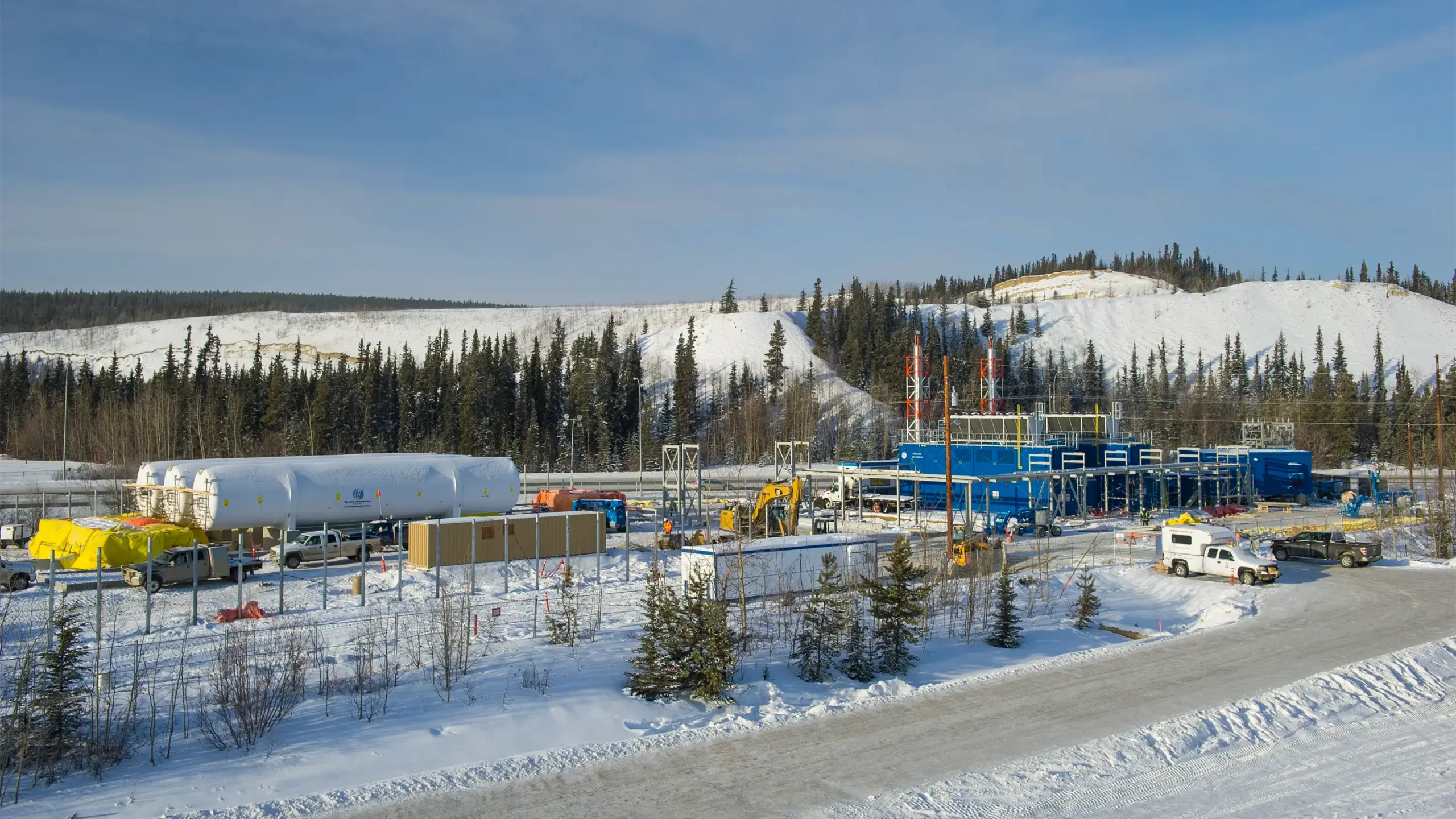 Exterior photo of completed structure