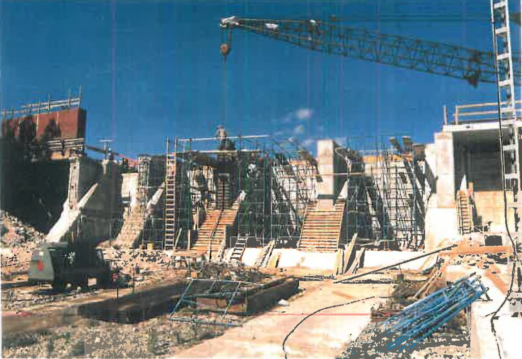 Dam under construction